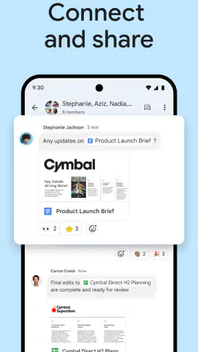 Google Chat screenshot