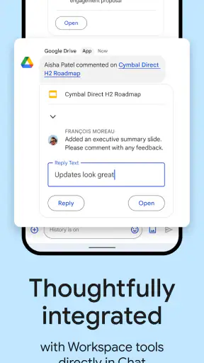 Google Chat screenshot