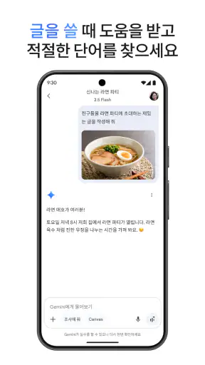 Google Gemini screenshot