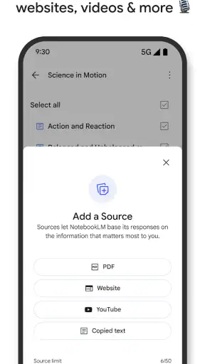 Google NotebookLM screenshot