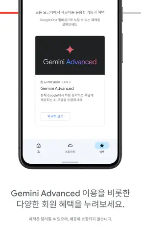 Google One screenshot