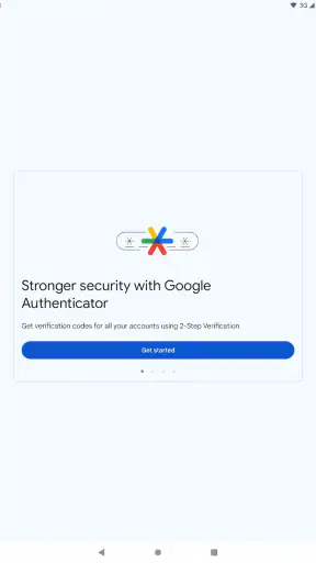 Google OTP screenshot
