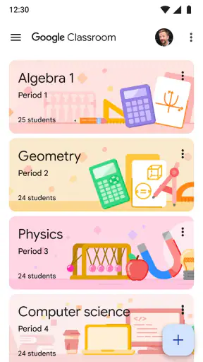Google 클래스룸 screenshot