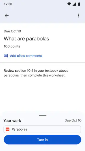 Google 클래스룸 screenshot