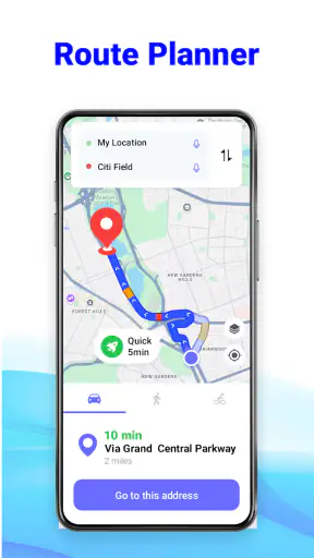 GPS 경로 플래너: 레이더 지도 screenshot