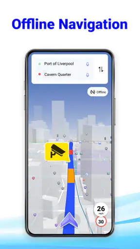 GPS 경로 플래너: 레이더 지도 screenshot
