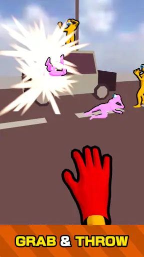 Grab Throw : Hit Annoying Men screenshot