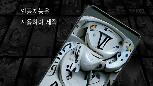 GRUBL™ 4D 라이브 배경 화면 + AI screenshot