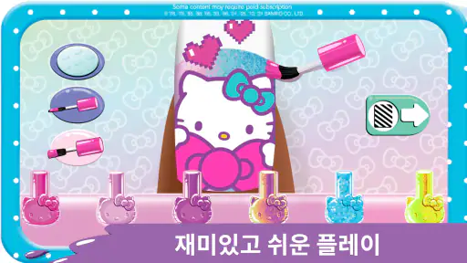 Hello Kitty 네일 살롱 screenshot