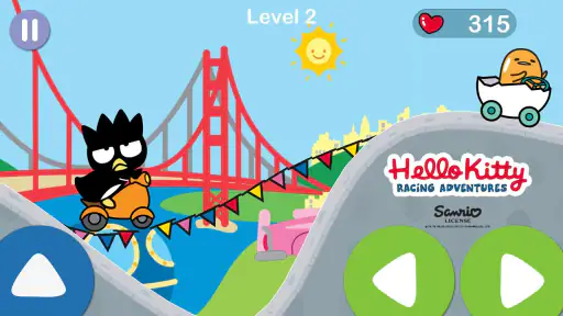Hello Kitty 레이싱 모험 게임 screenshot