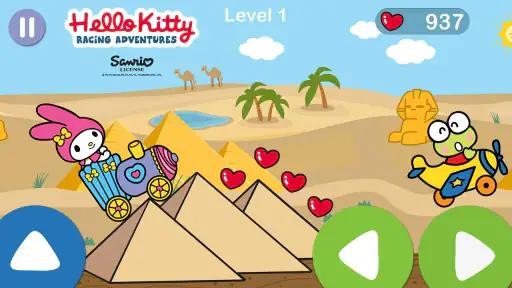 Hello Kitty 레이싱 모험 게임 screenshot