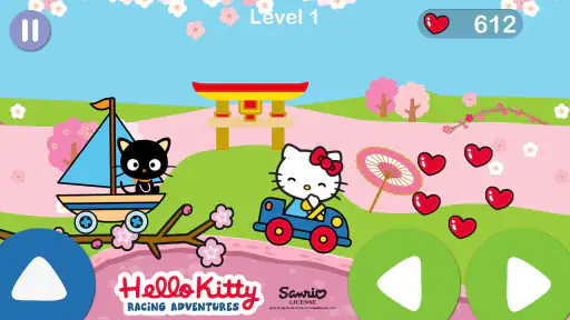 Hello Kitty 레이싱 모험 게임 screenshot