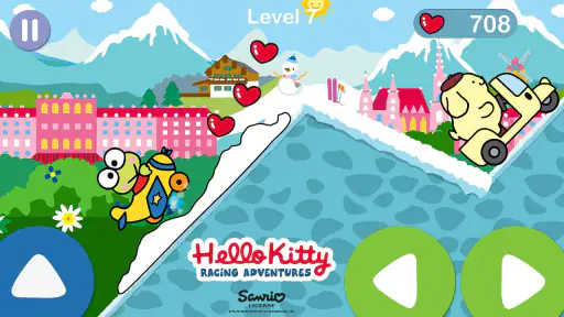 Hello Kitty 레이싱 모험 게임 screenshot