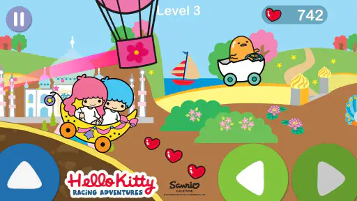 Hello Kitty 레이싱 모험 게임 screenshot