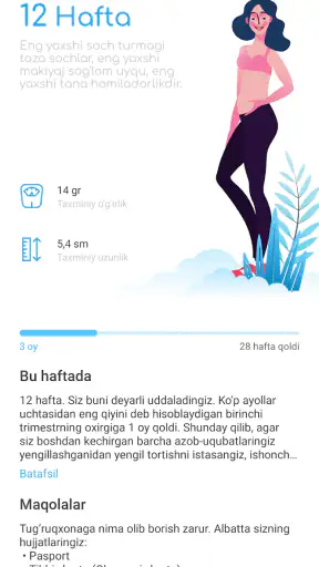 Homiladorlik davri screenshot
