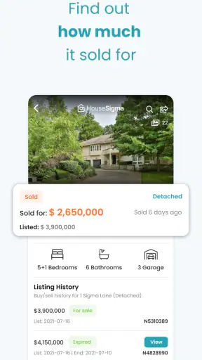HouseSigma Canada Real Estate screenshot