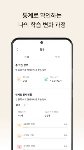 JLPT Plus: 일본어 단어 공부 screenshot