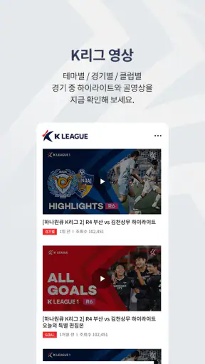 K LEAGUE (K리그) screenshot