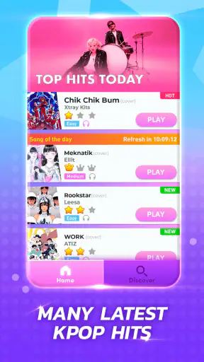 Kpop Piano: 피아노타일 & 음악게임 screenshot