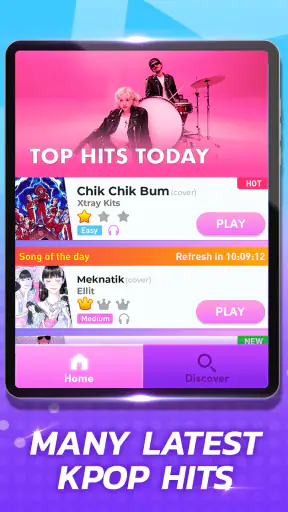 Kpop Piano: 피아노타일 & 음악게임 screenshot