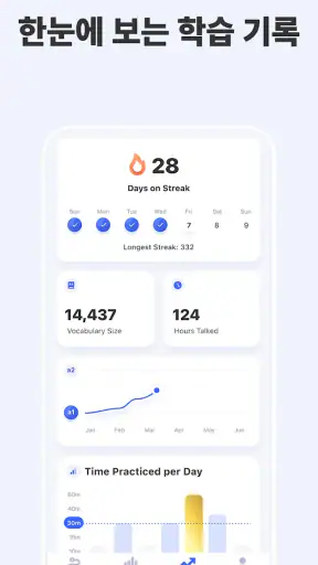 Praktika: 영어회화, 스피킹, 발음, 문법 screenshot