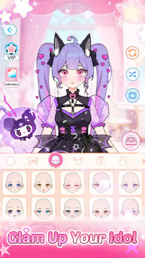 Love Idol Doll: Kpop 메이크업 게임 screenshot
