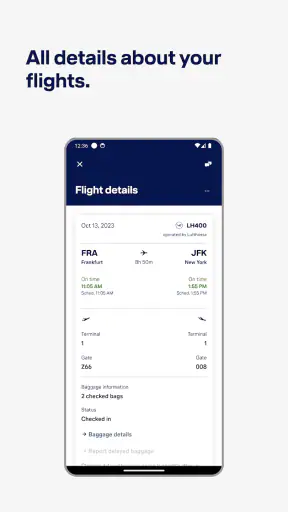 Lufthansa screenshot