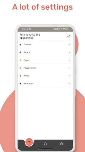 MaterialPods: AirPods battery screenshot