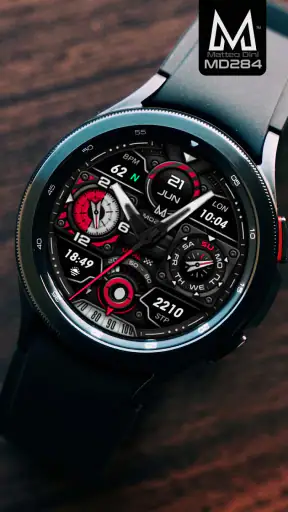 MD284 Analog watch face screenshot