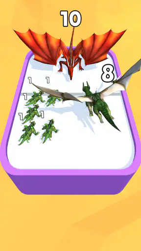 Merge Master - 공룡 게임 screenshot