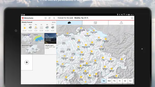 MeteoSwiss screenshot