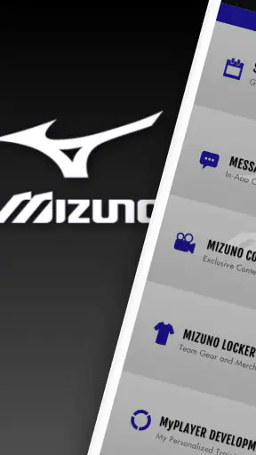 Mizuno Team App screenshot