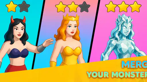 Monster Draft : Merge Runner screenshot