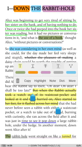 Moon+ Reader Pro screenshot