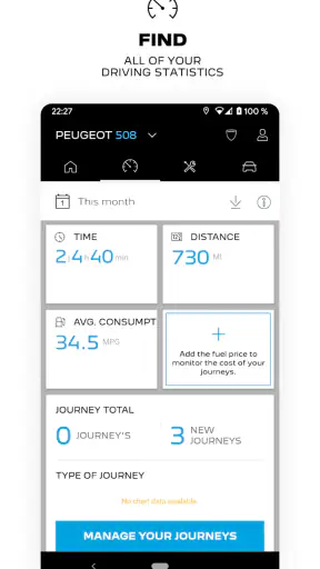 MyPeugeot screenshot