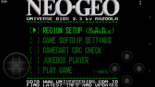 NEO.emu (Arcade Emulator) screenshot