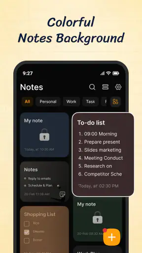 Notes: Notepad screenshot