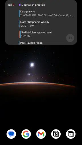 Notion 캘린더 screenshot