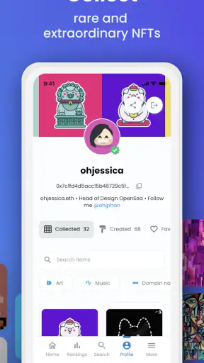 OpenSea: NFT marketplace screenshot