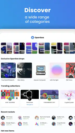 OpenSea: NFT marketplace screenshot