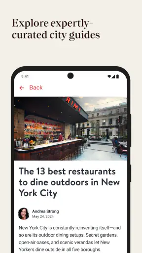 OpenTable screenshot