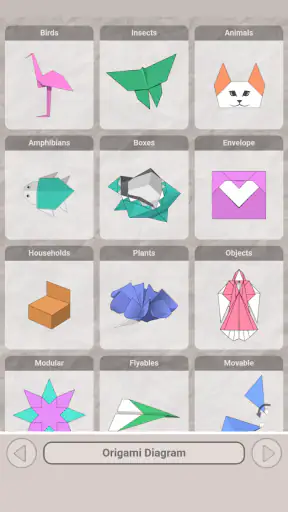 Origami Paper Art - Diagram screenshot