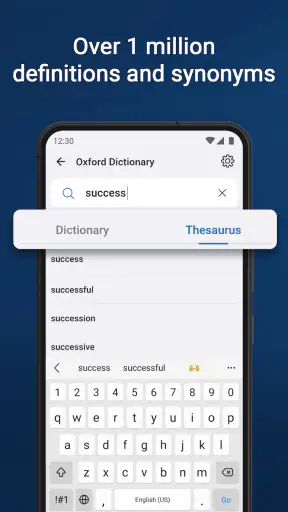 Oxford Dictionary & Thesaurus screenshot