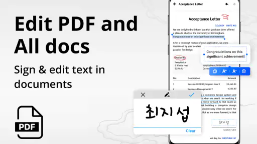 PDF 뷰어 - PDF Reader & PDF 편집 screenshot