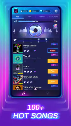 Piano Fire 2: 슬라이드 챌린지 screenshot