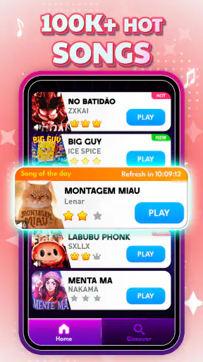 Piano Tap: Rush Song Game screenshot