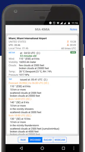PilotWeather screenshot