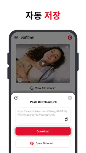 Pinterest용 비디오 다운로더 screenshot