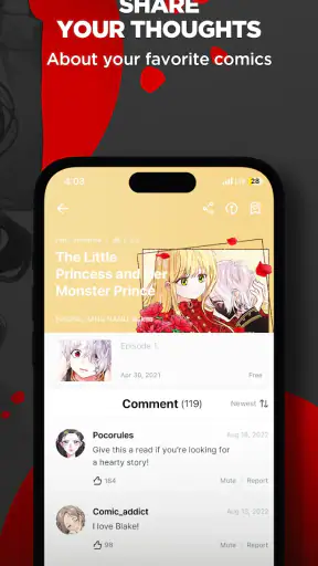 POCKET COMICS: Premium Webtoon screenshot