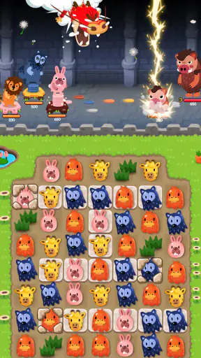 PokoPoko: 토끼 동물 프렌즈와 꾸미기 힐링게임 screenshot